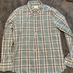 Blue, Red and white Button Down - Sonoma, Medium